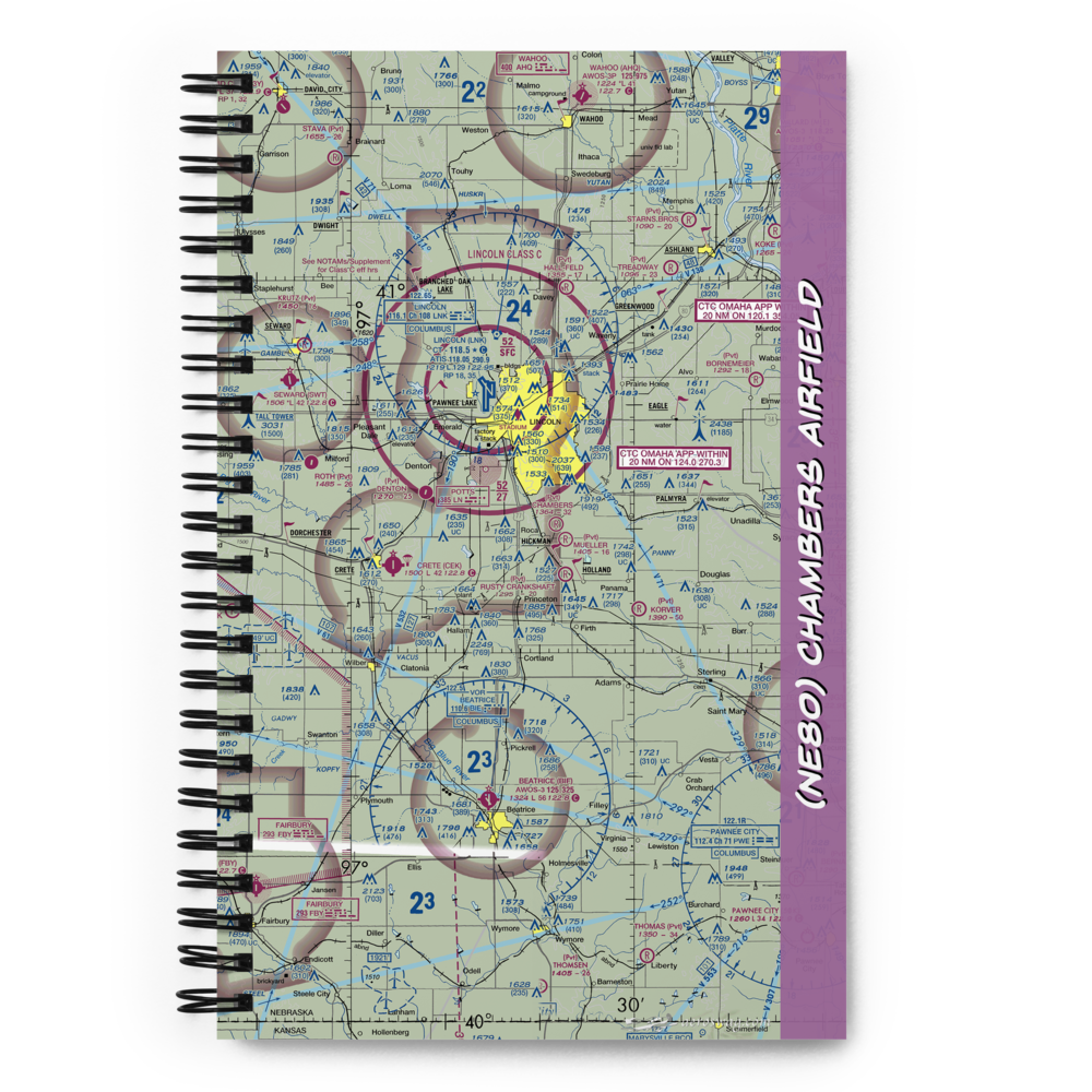 Chambers Airfield (NE80) VFR Sectional Notebook 