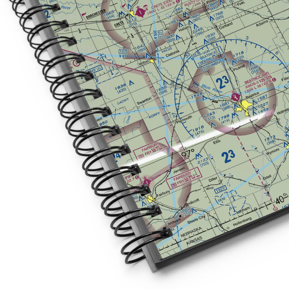 Chambers Airfield (NE80) VFR Sectional Notebook 
