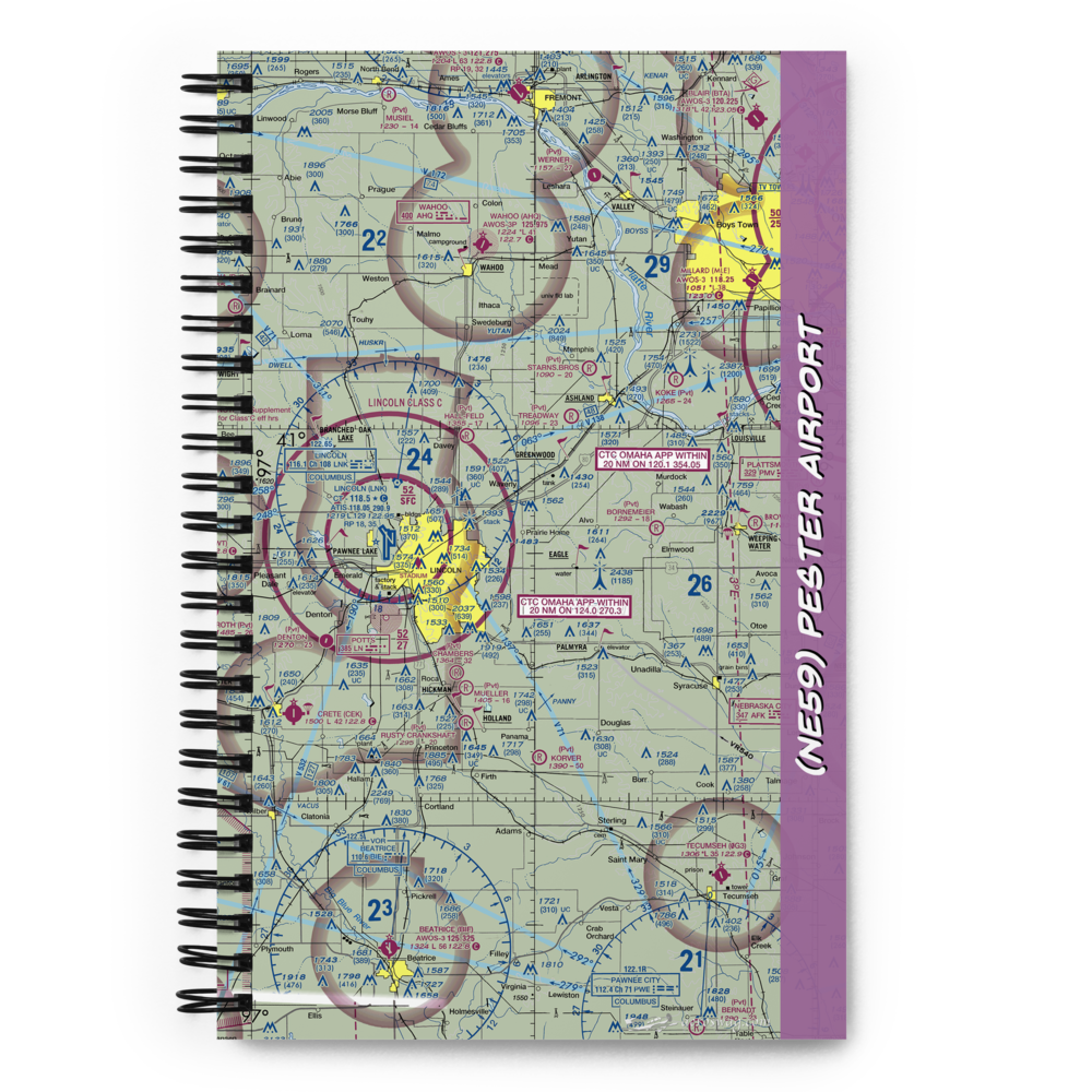 Pester Airport (NE59) VFR Sectional Notebook 