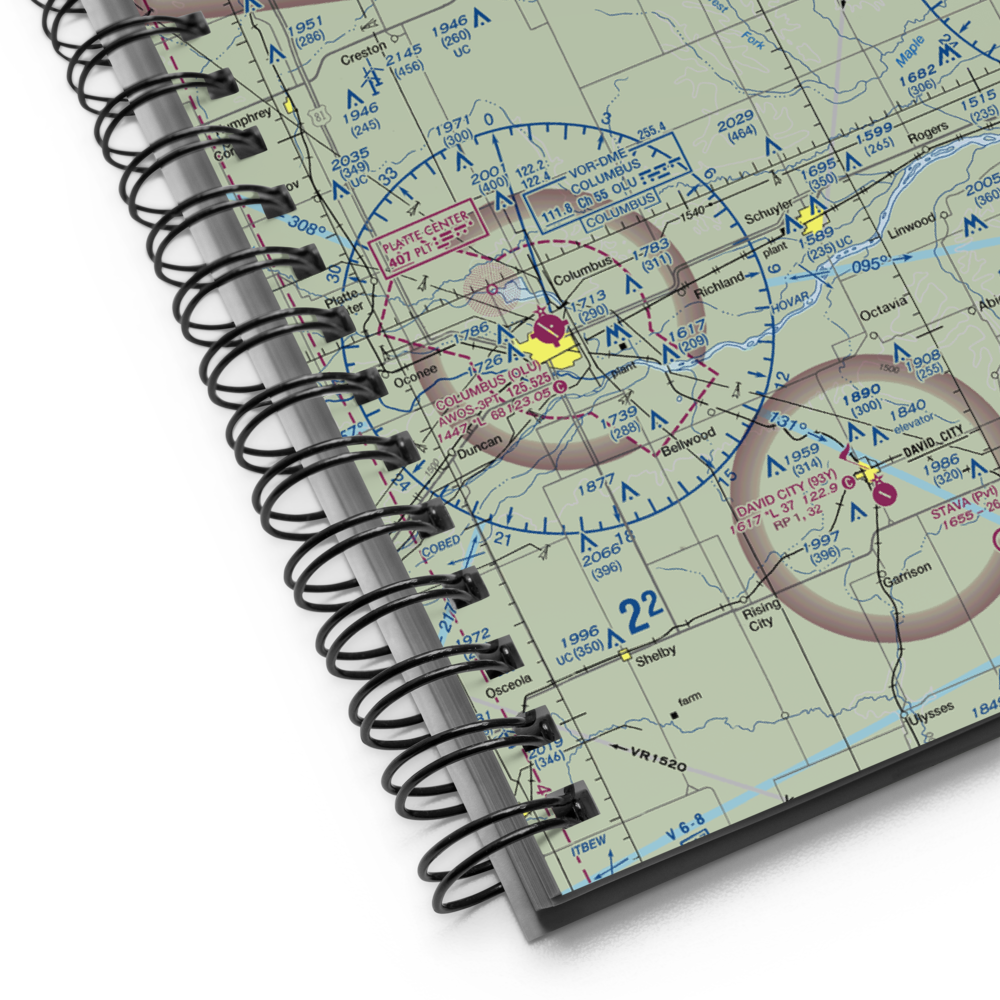 Dostal-Bradley Airport (NE54) VFR Sectional Notebook 