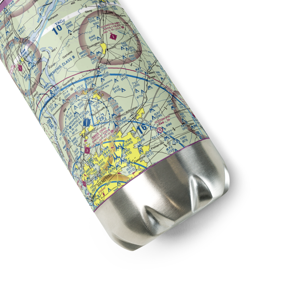 Bull Run Airport (8TN9) VFR Sectional Water Bottle 