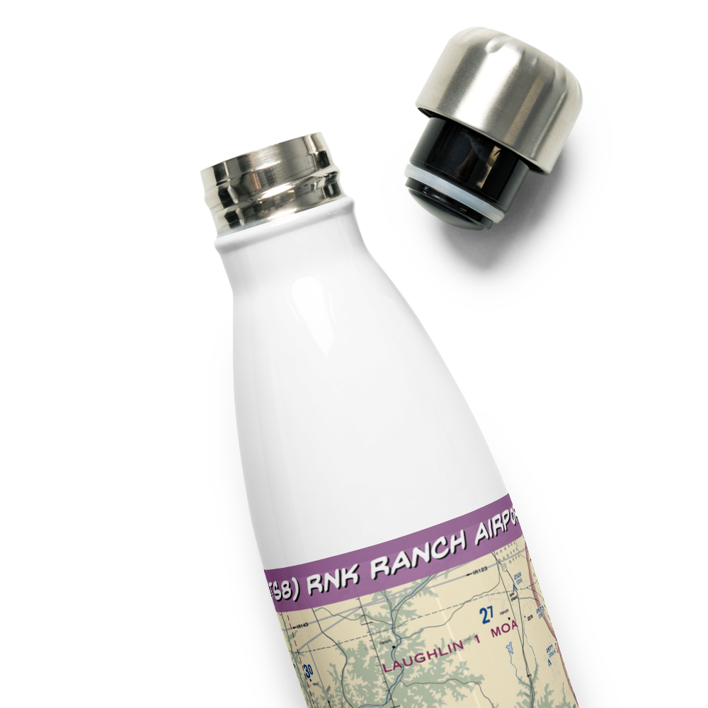 Rnk Ranch Airport (8TS8) VFR Sectional Water Bottle 