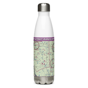 Strait Ranch Airport (8TS9) VFR Sectional Water Bottle