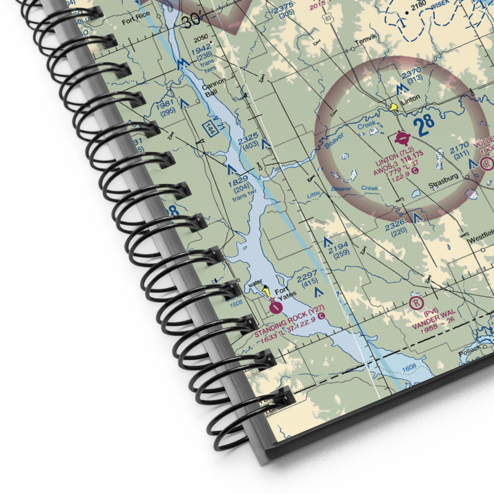 Humann Private Airstrip (ND85) VFR Sectional Notebook 