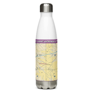 Sand Springs Strip (8U1) VFR Sectional Water Bottle