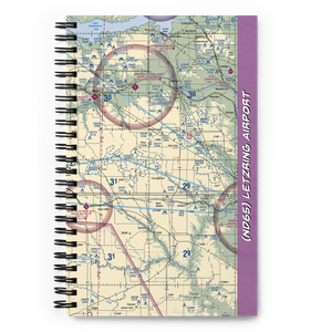 Letzring Airport (ND65) VFR Sectional Notebook