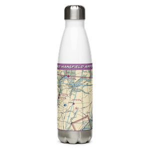 Mansfield Airport (8W3) VFR Sectional Water Bottle