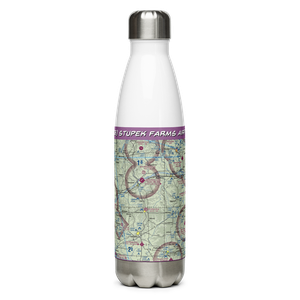 Stupek Farms Airport (8WI8) VFR Sectional Water Bottle