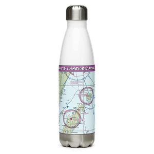 Mave's Lakeview Road Airport (8WN8) VFR Sectional Water Bottle