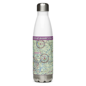 Sharp Field (90LA) VFR Sectional Water Bottle