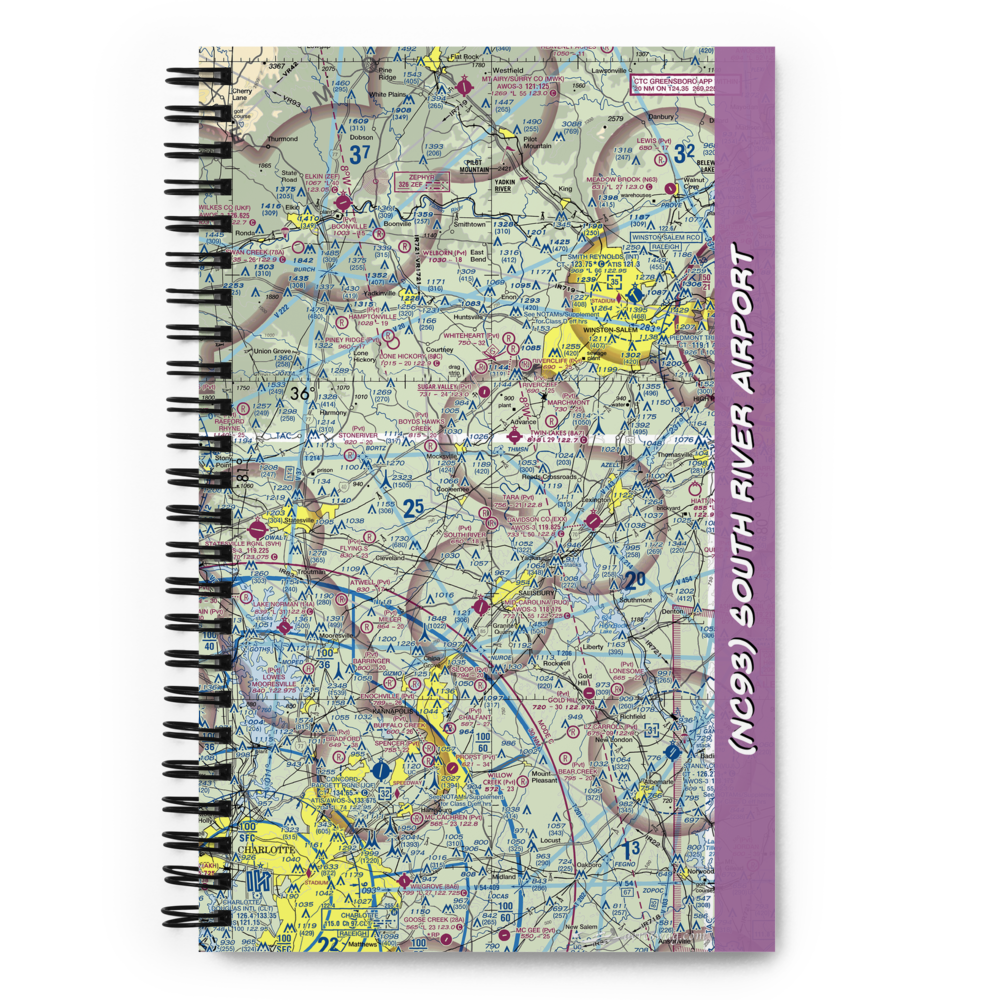 South River Airport (NC93) VFR Sectional Notebook 