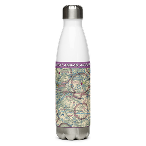 Adams Airport (90PA) VFR Sectional Water Bottle