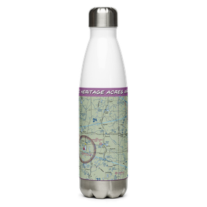 Heritage Acres Airport (90WI) VFR Sectional Water Bottle