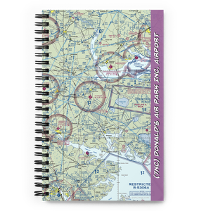 Donald's Air Park Inc. Airport (7NC) VFR Sectional Notebook