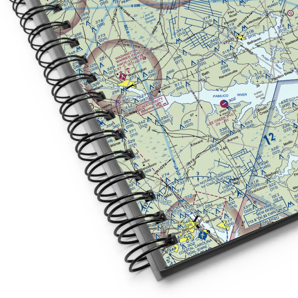 Donald's Air Park Inc. Airport (7NC) VFR Sectional Notebook 