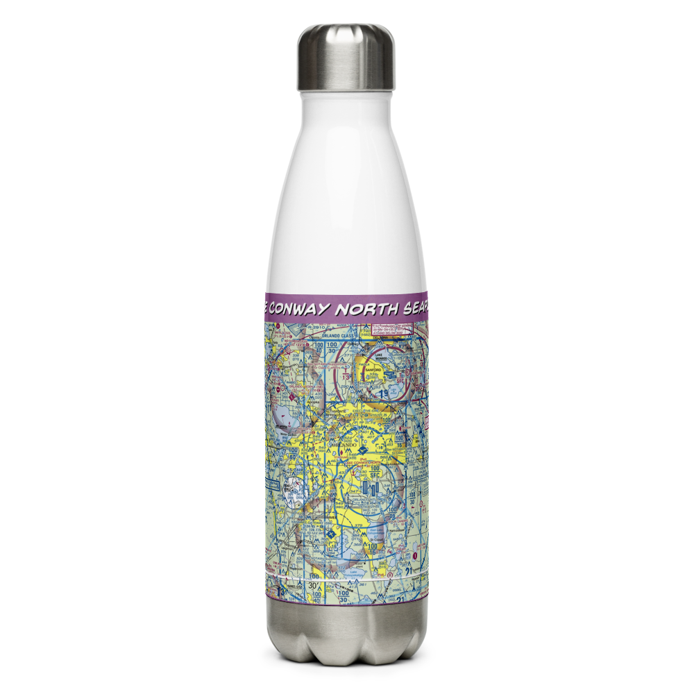 Lake Conway North Seaplane Base (91FL) VFR Sectional Water Bottle 