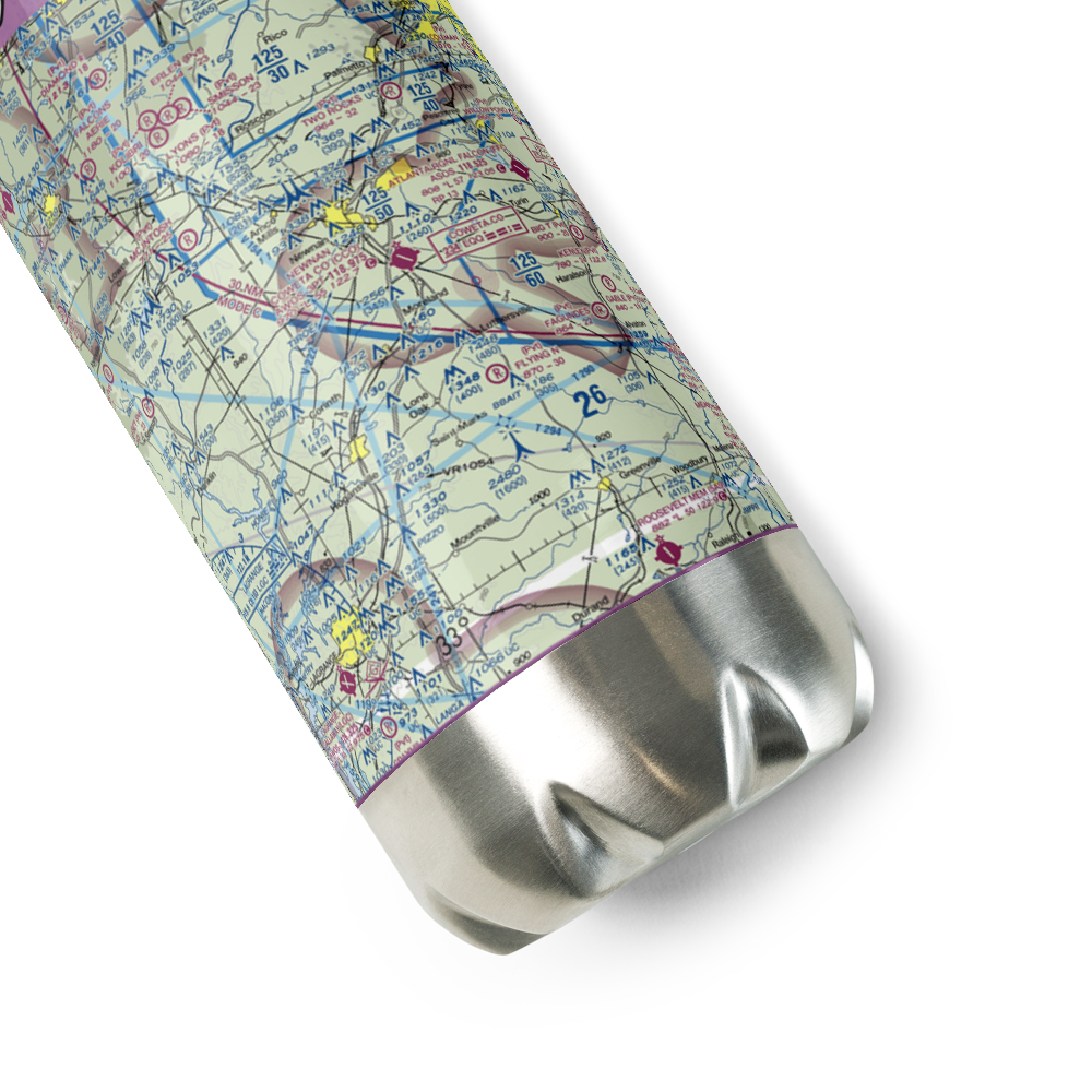 Dbaks Airport (91GA) VFR Sectional Water Bottle 