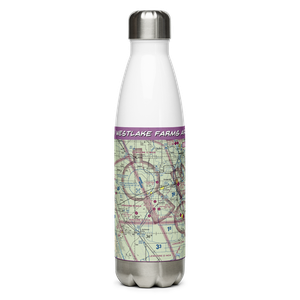 Westlake Farms Airport (92CA) VFR Sectional Water Bottle