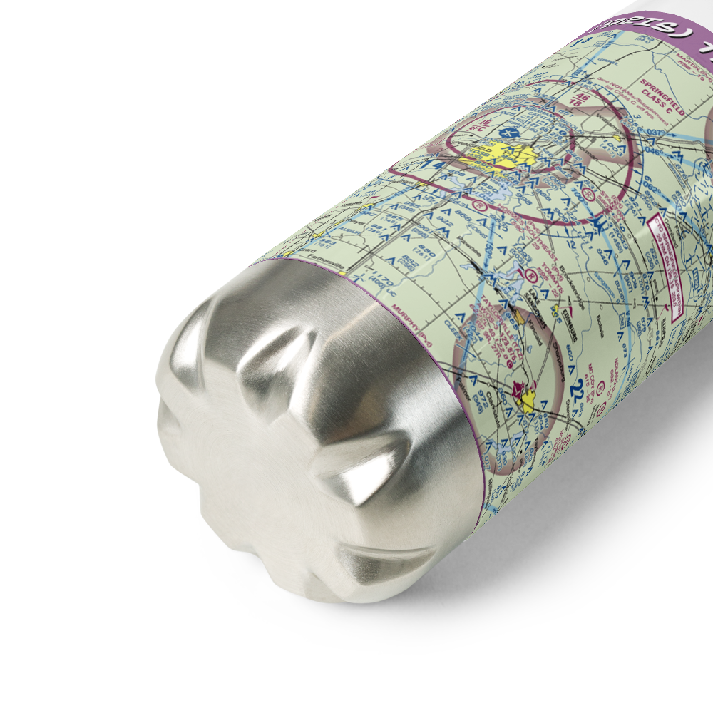 Taft Airport (92IS) VFR Sectional Water Bottle 