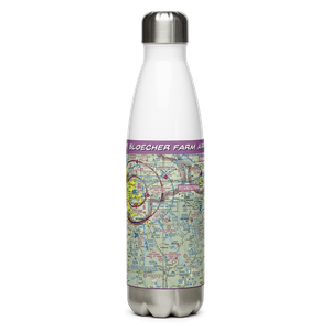 Bloecher Farm Airport (92NY) VFR Sectional Water Bottle