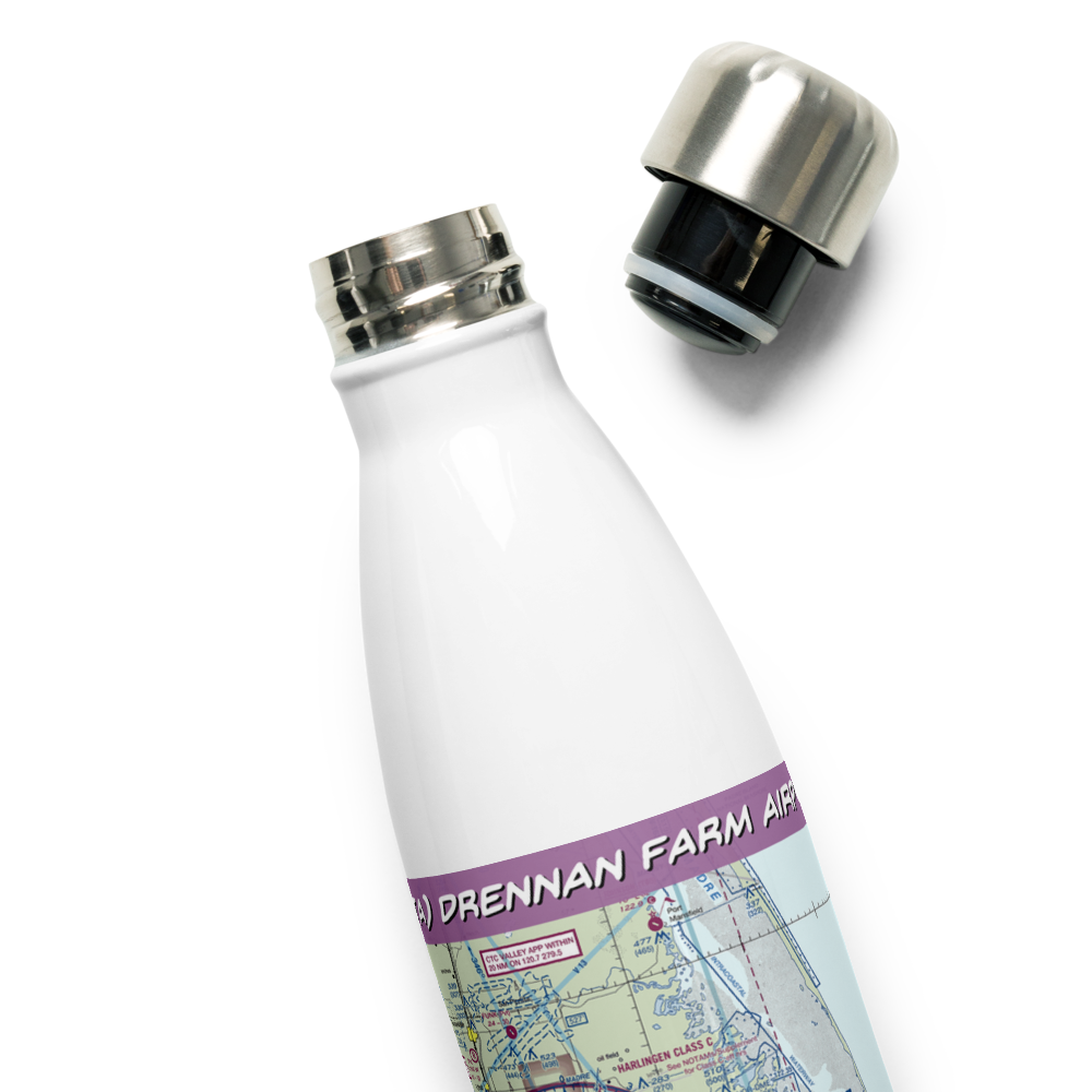 Drennan Farm Airport (92TA) VFR Sectional Water Bottle 