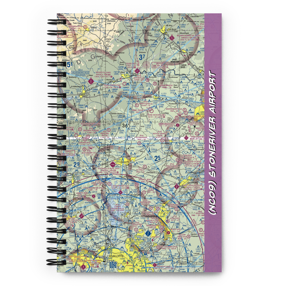 Stoneriver Airport (NC09) VFR Sectional Notebook 