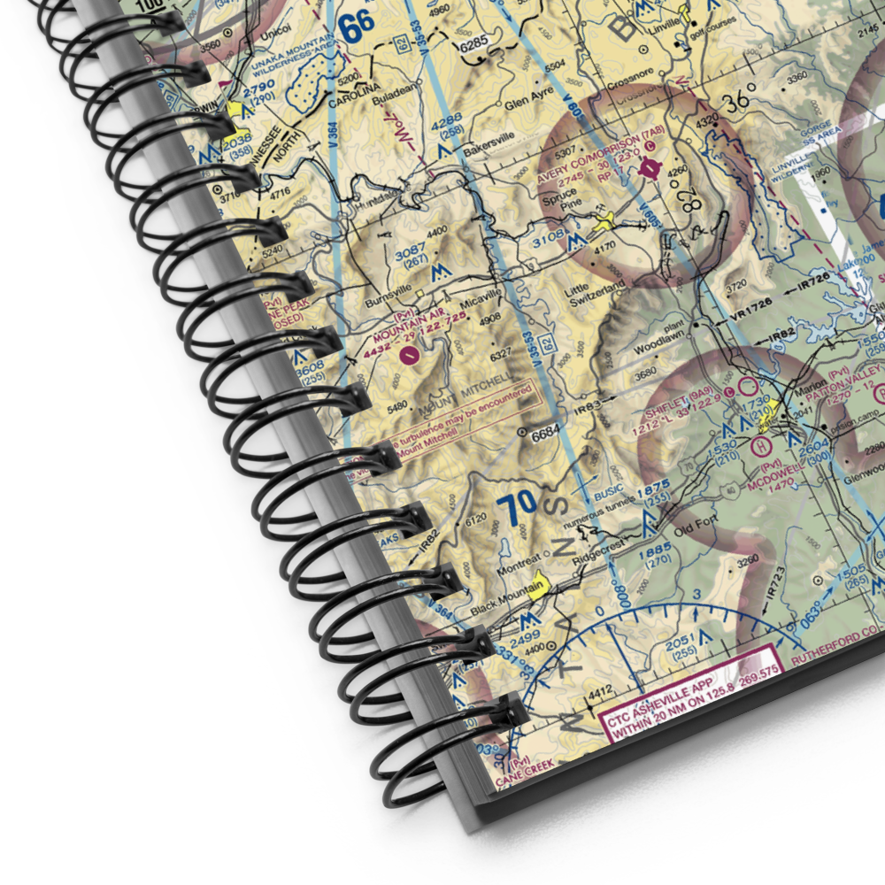 Elk River Airport (NC06) VFR Sectional Notebook 