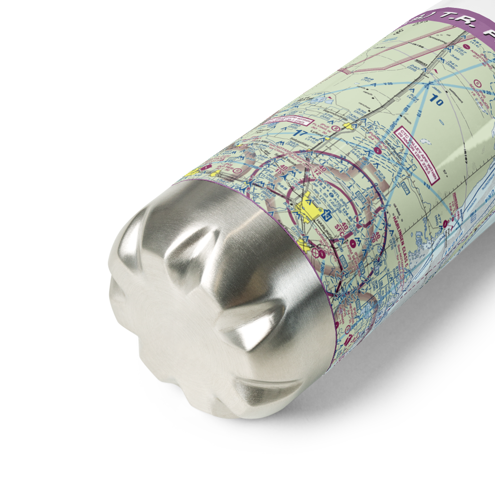 T.R. Funk Inc Airport (92XS) VFR Sectional Water Bottle 