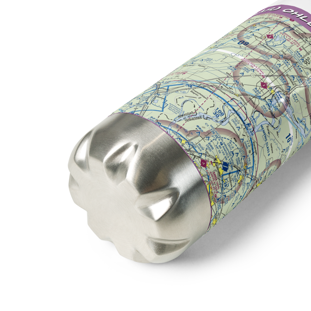 Ohlendorf Airport (93AR) VFR Sectional Water Bottle 