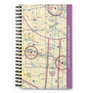 Holzman Airstrip (NA89) VFR Sectional Notebook