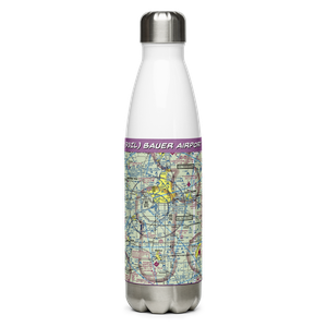Bauer Airport (93IL) VFR Sectional Water Bottle