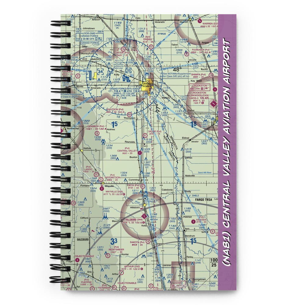 Central Valley Aviation Airport (NA81) VFR Sectional Notebook 