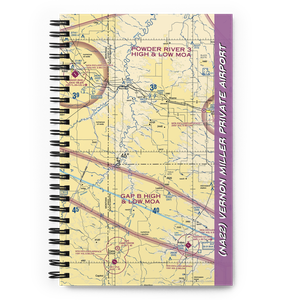 Vernon Miller Private Airport (NA22) VFR Sectional Notebook