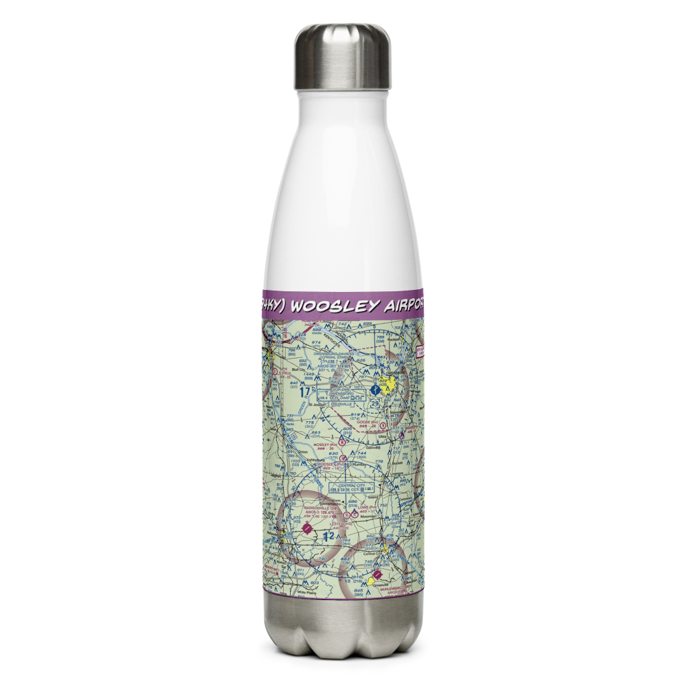 Woosley Airport (94KY) VFR Sectional Water Bottle 