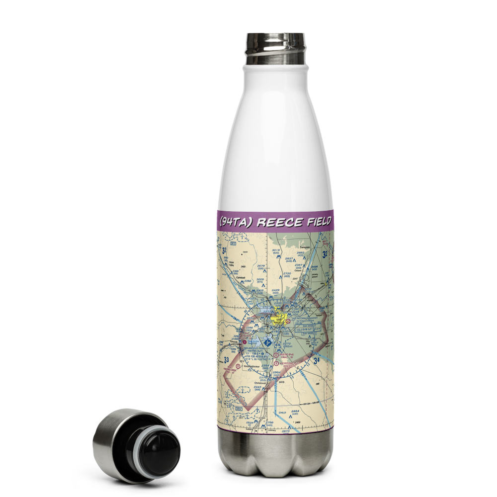 Reece Field (94TA) VFR Sectional Water Bottle 