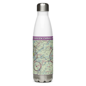 Highview Farms Airport (94VA) VFR Sectional Water Bottle