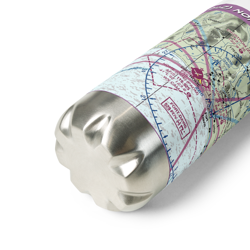 Nome City Field (94Z) VFR Sectional Water Bottle 