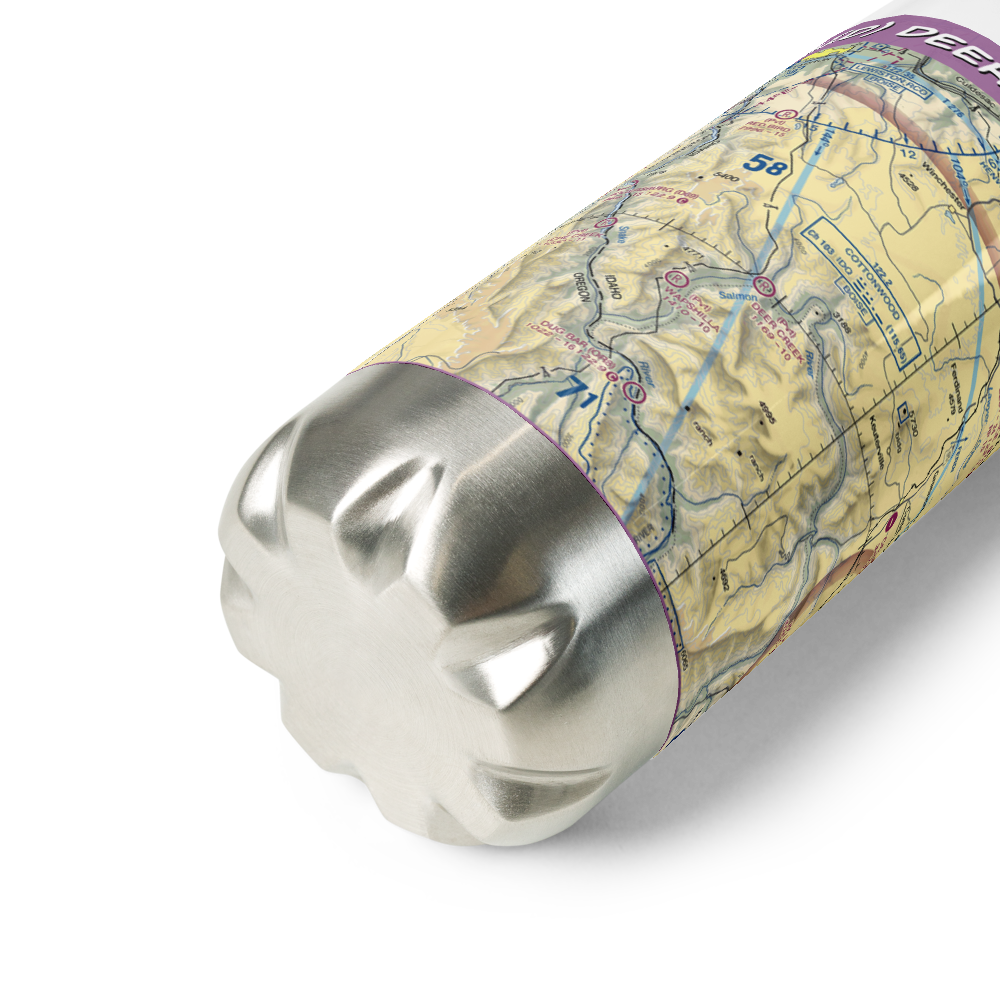 Deer Creek Airport (95ID) VFR Sectional Water Bottle 