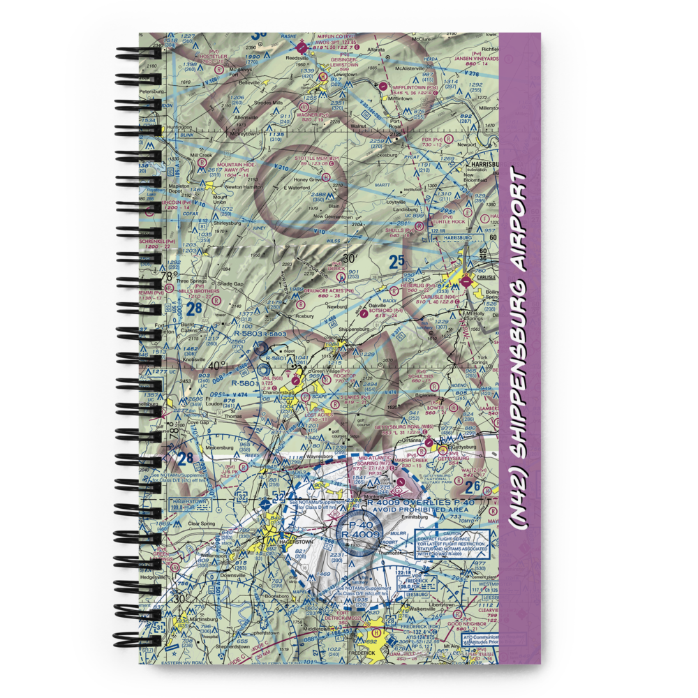 Shippensburg Airport (N42) VFR Sectional Notebook 