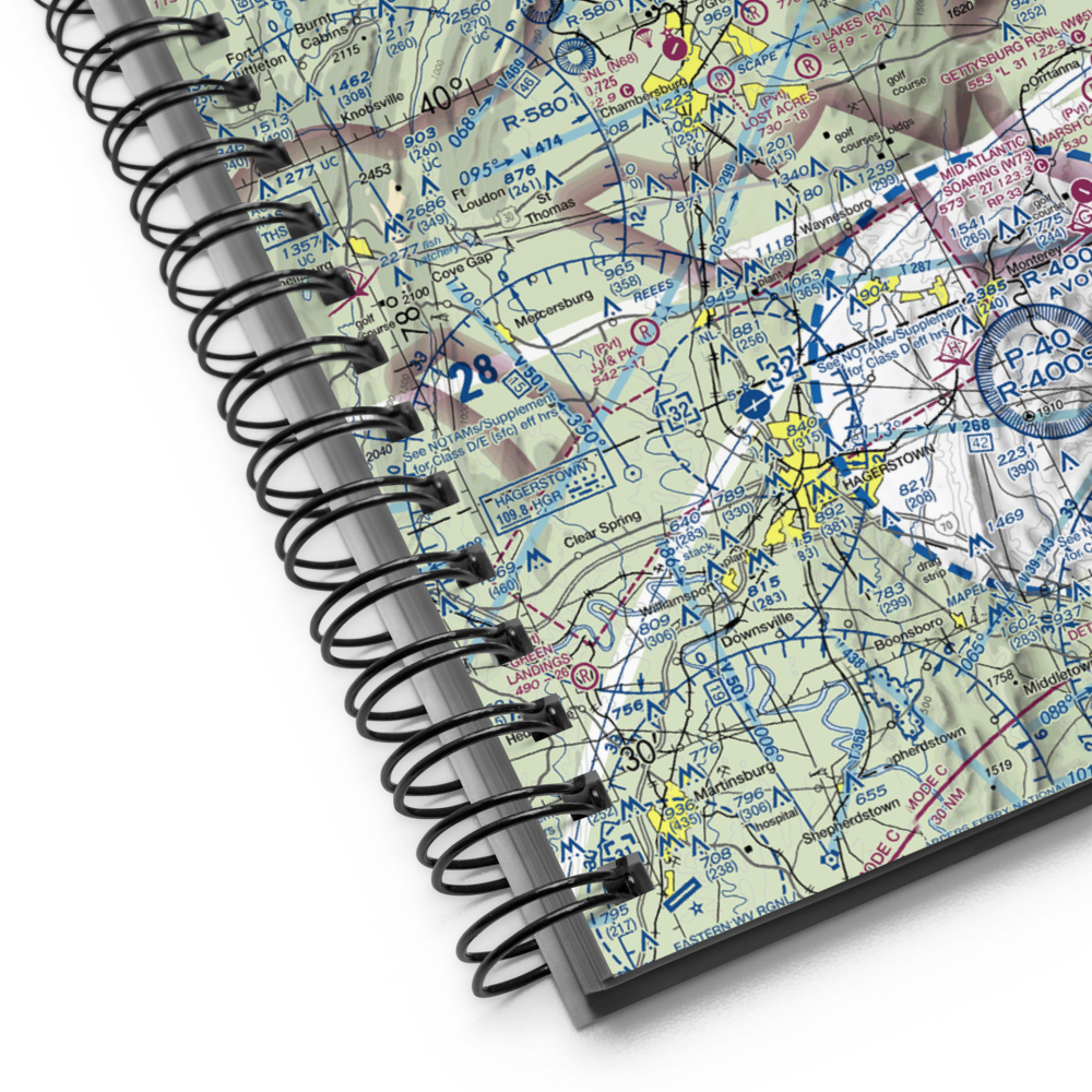 Shippensburg Airport (N42) VFR Sectional Notebook 