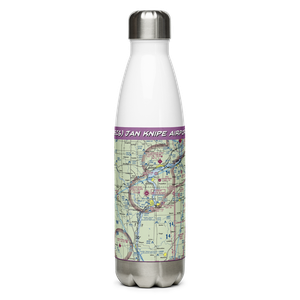 Jan Knipe Airport (95IS) VFR Sectional Water Bottle