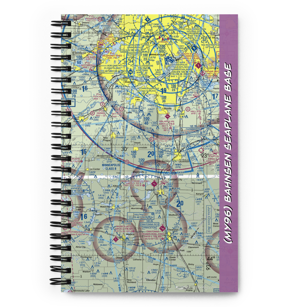 Bahnsen Seaplane Base (MY96) VFR Sectional Notebook 