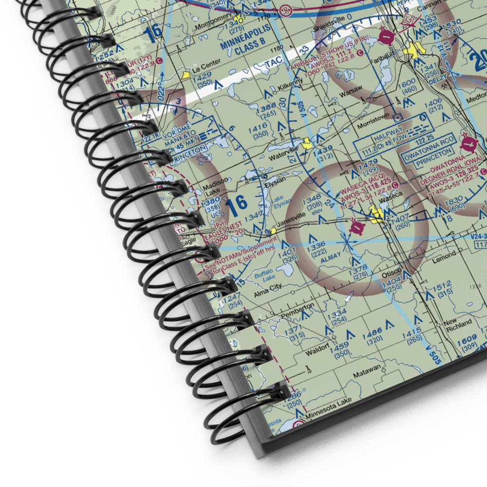 Bahnsen Seaplane Base (MY96) VFR Sectional Notebook 