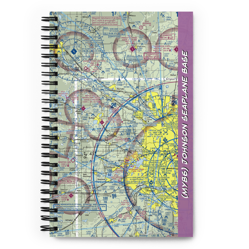 Johnson Seaplane Base (MY86) VFR Sectional Notebook 