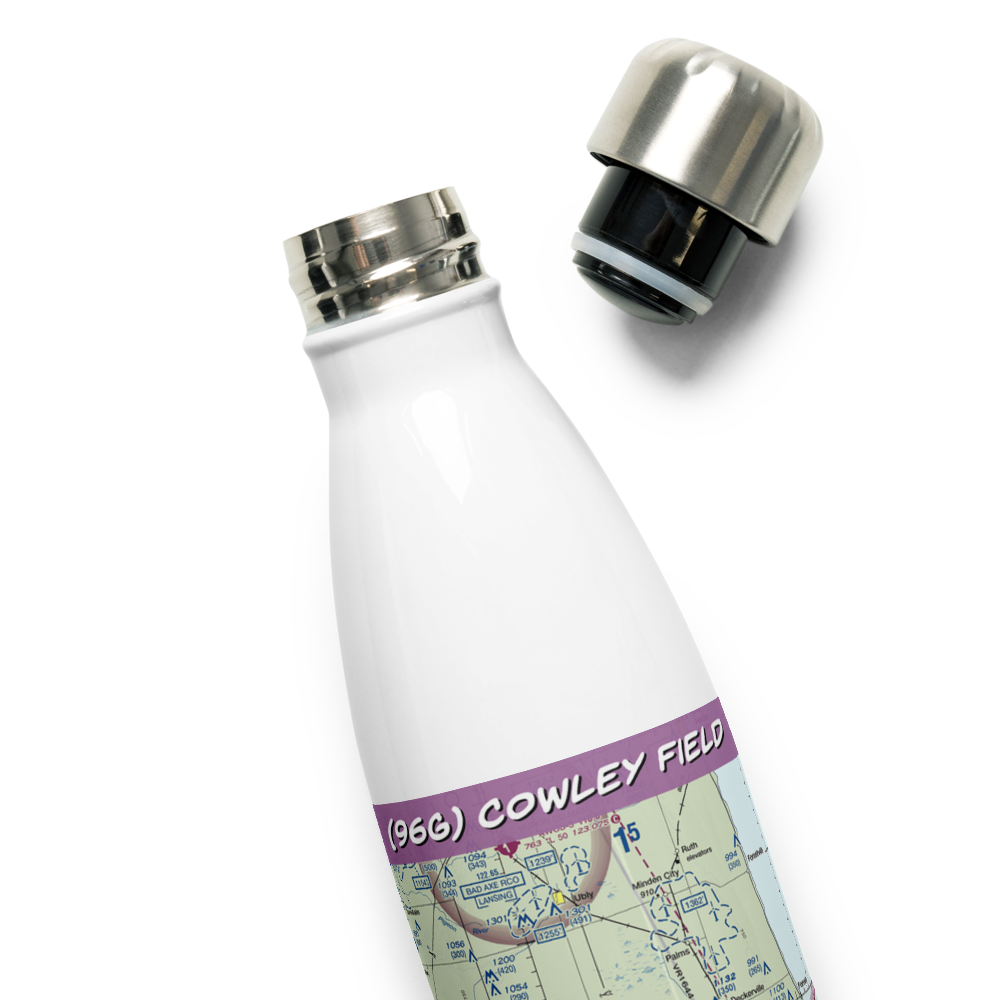 Cowley Field (96G) VFR Sectional Water Bottle 