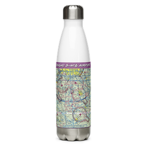3-M's Airport (96GA) VFR Sectional Water Bottle