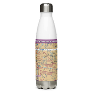 Peakview Airport (97CO) VFR Sectional Water Bottle