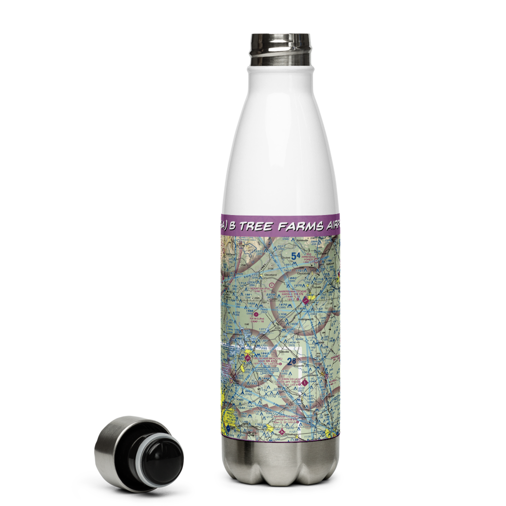 B Tree Farms Airport (97GA) VFR Sectional Water Bottle 