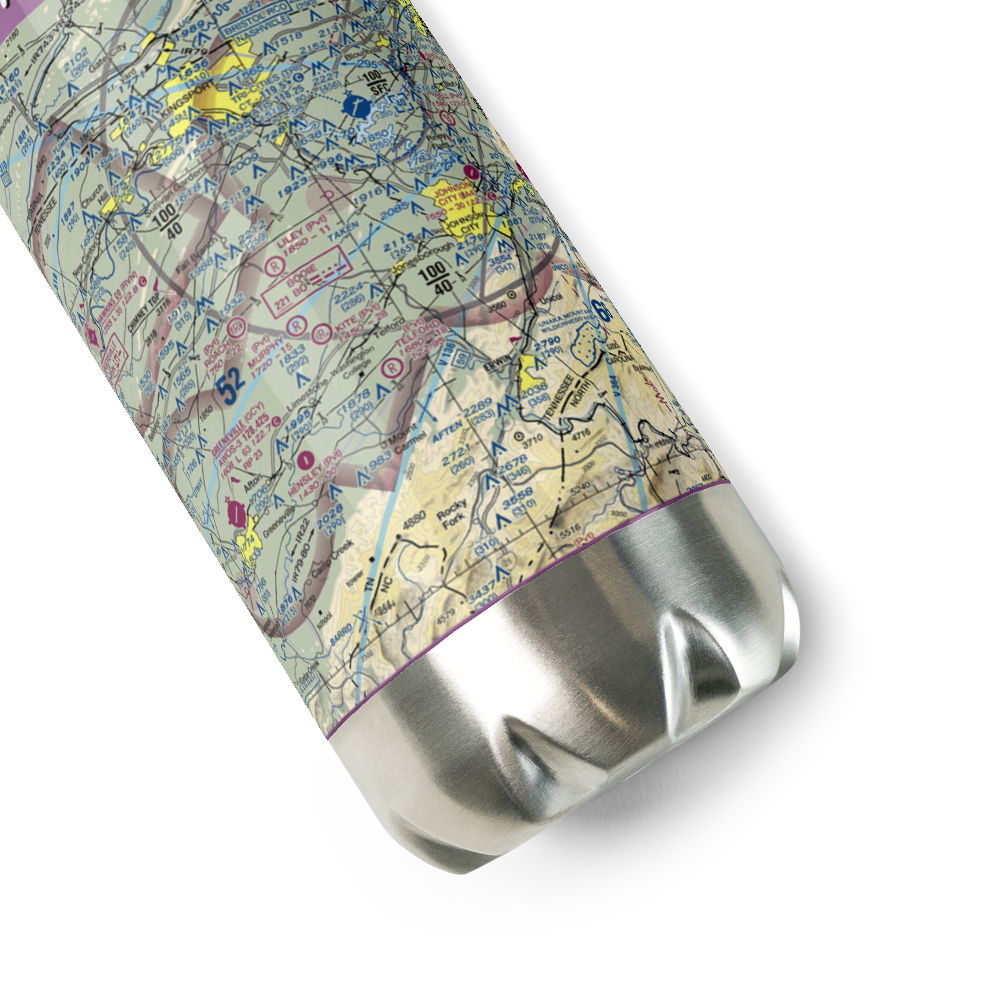 Kite Field (97TN) VFR Sectional Water Bottle 