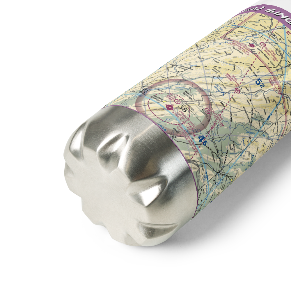 Singleton Airport (97VA) VFR Sectional Water Bottle 